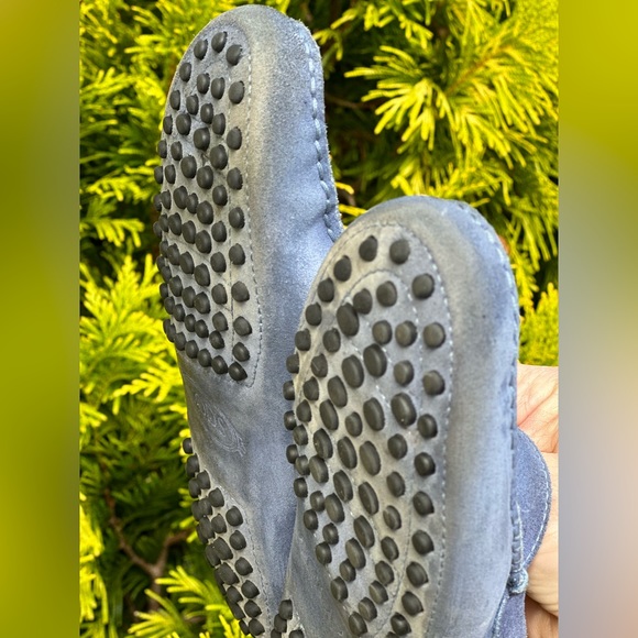 Tod's Blue Suede Gommino driving Loafers - Picture 12 of 14